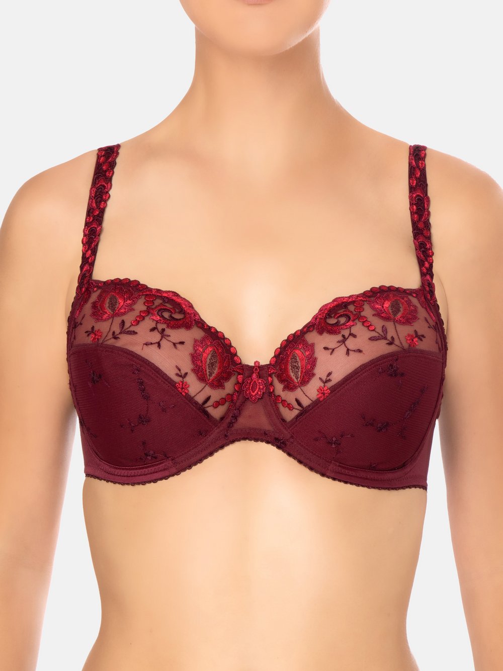 Conturelle Bügel-BH Damen rot, 85G