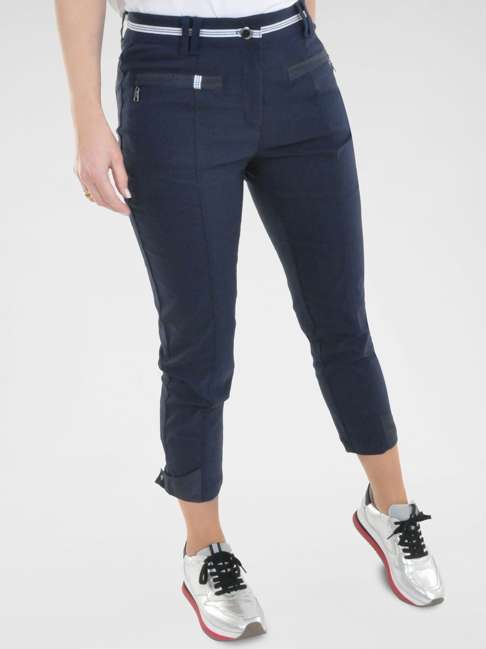 Navigazione Bengalinhose Damen Viskose blau, 38