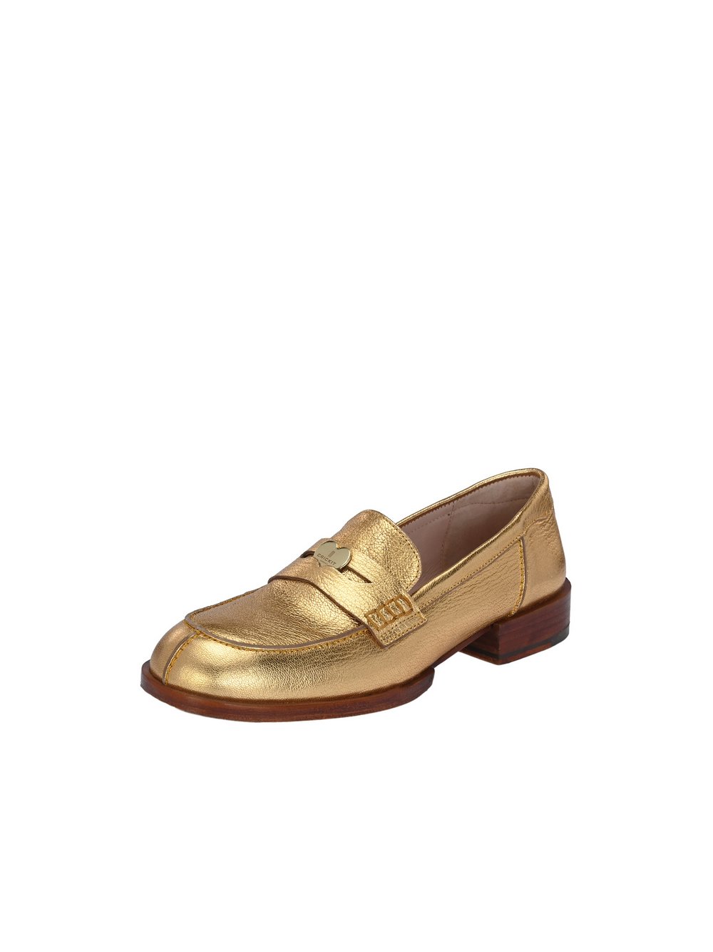 Crickit Halbschuh Damen Leder gold, 41