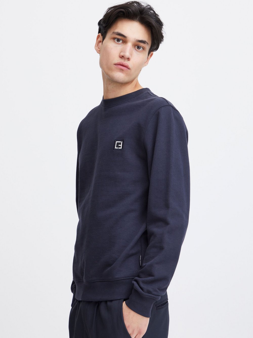 CASUAL FRIDAY Sweatshirt Herren Baumwolle blau, L