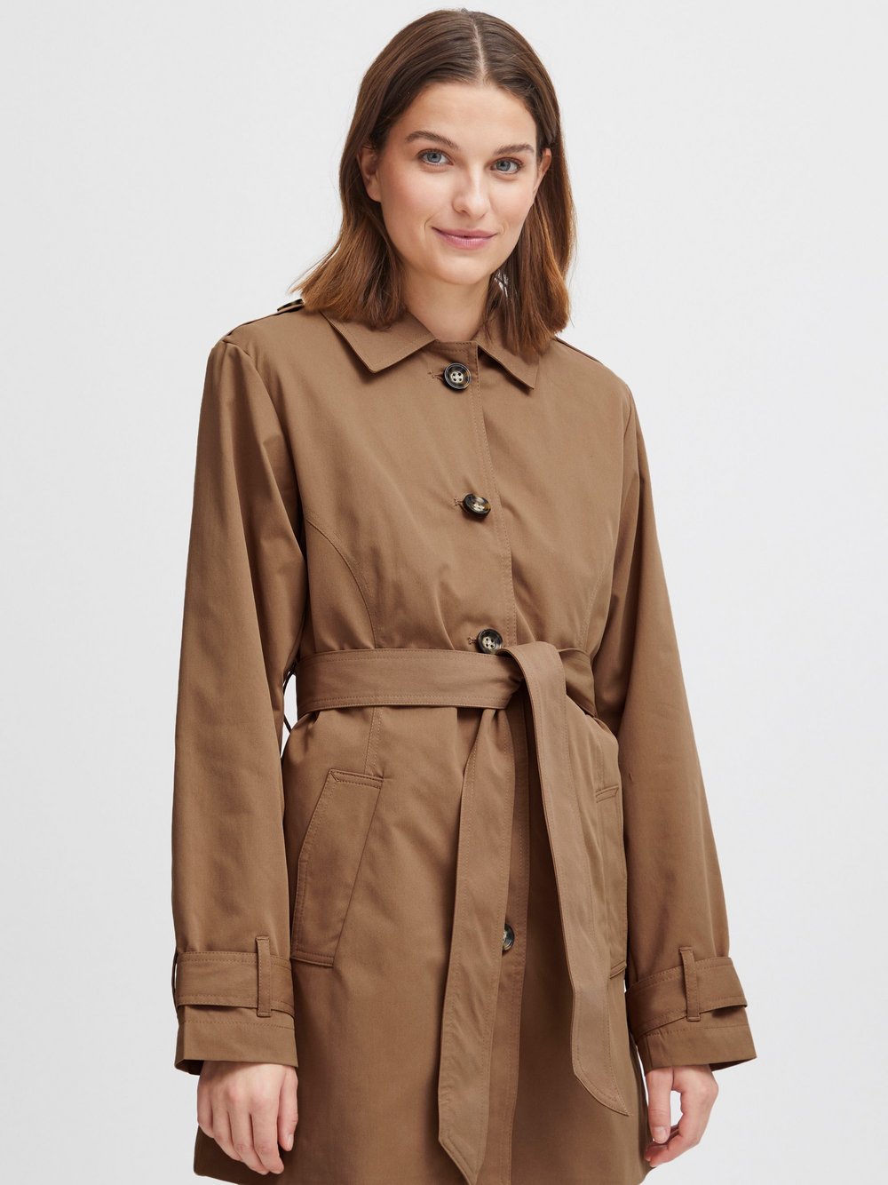 B.Young Trenchcoat Damen braun, 36