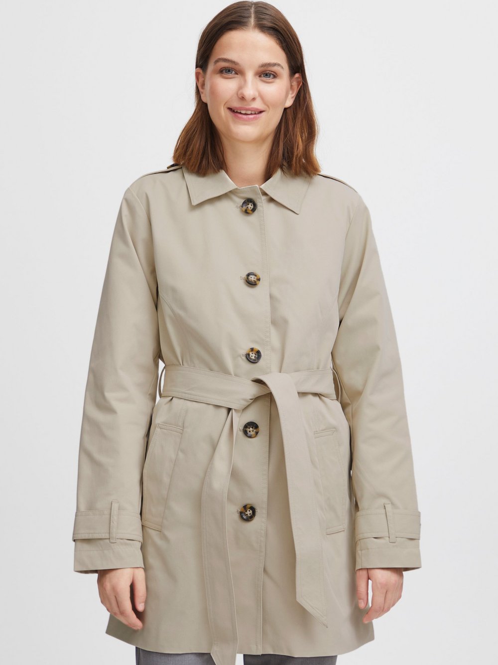 B.Young Trenchcoat Damen beige, 42