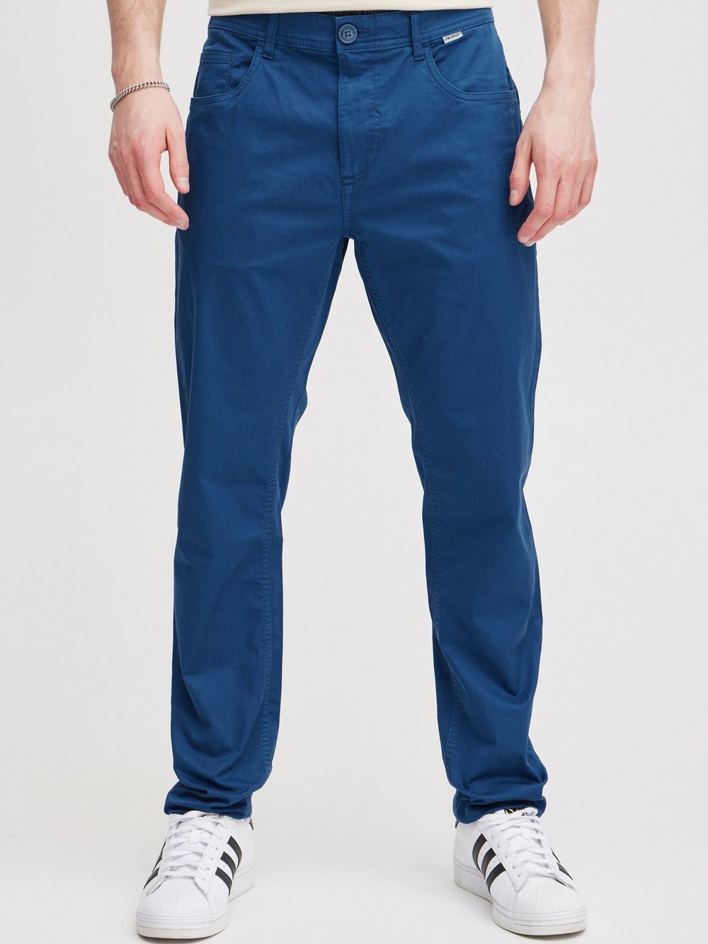 BLEND Hose Herren Baumwolle blau, 33-34