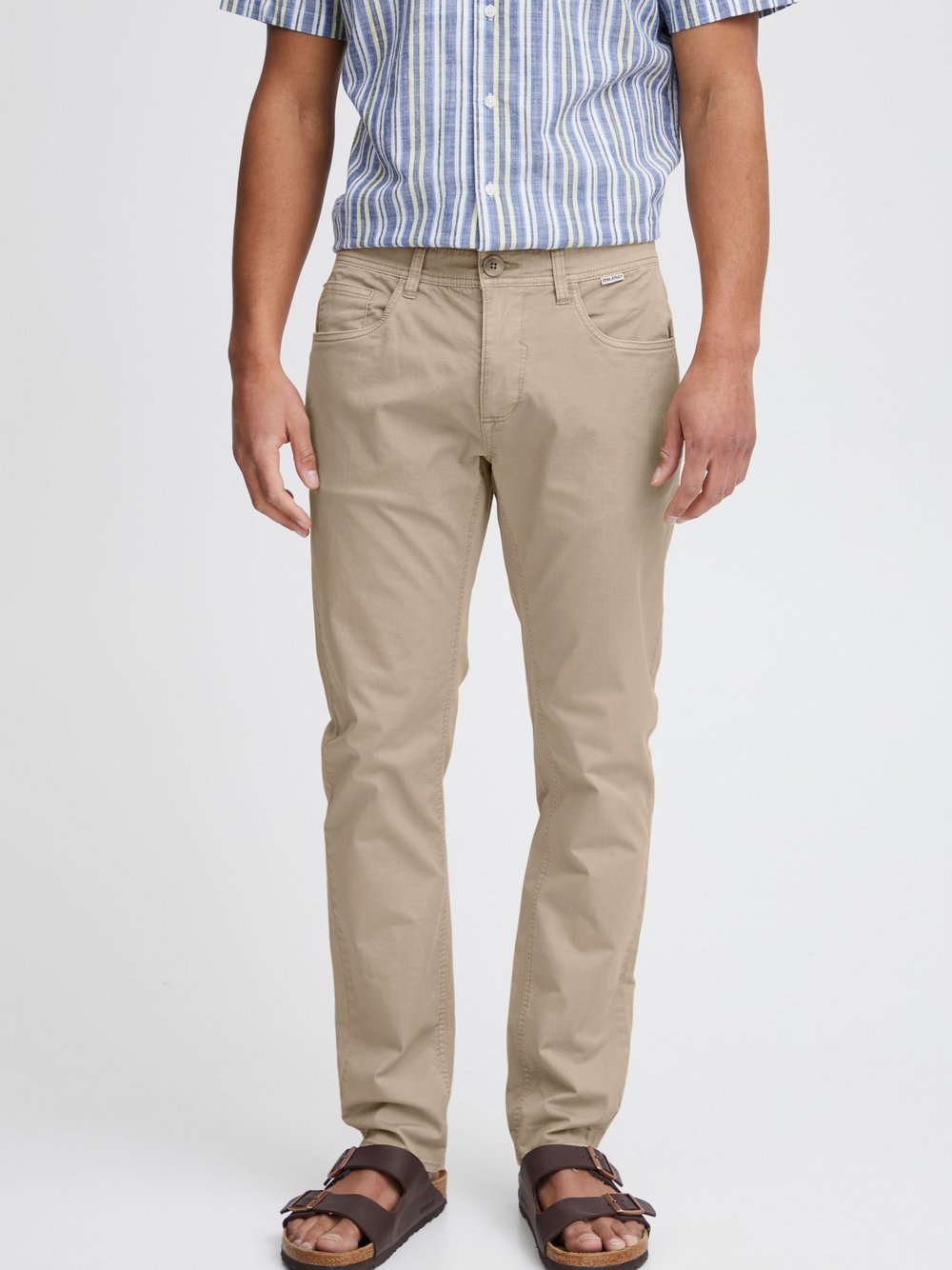 BLEND Hose Herren Baumwolle beige, 36-32