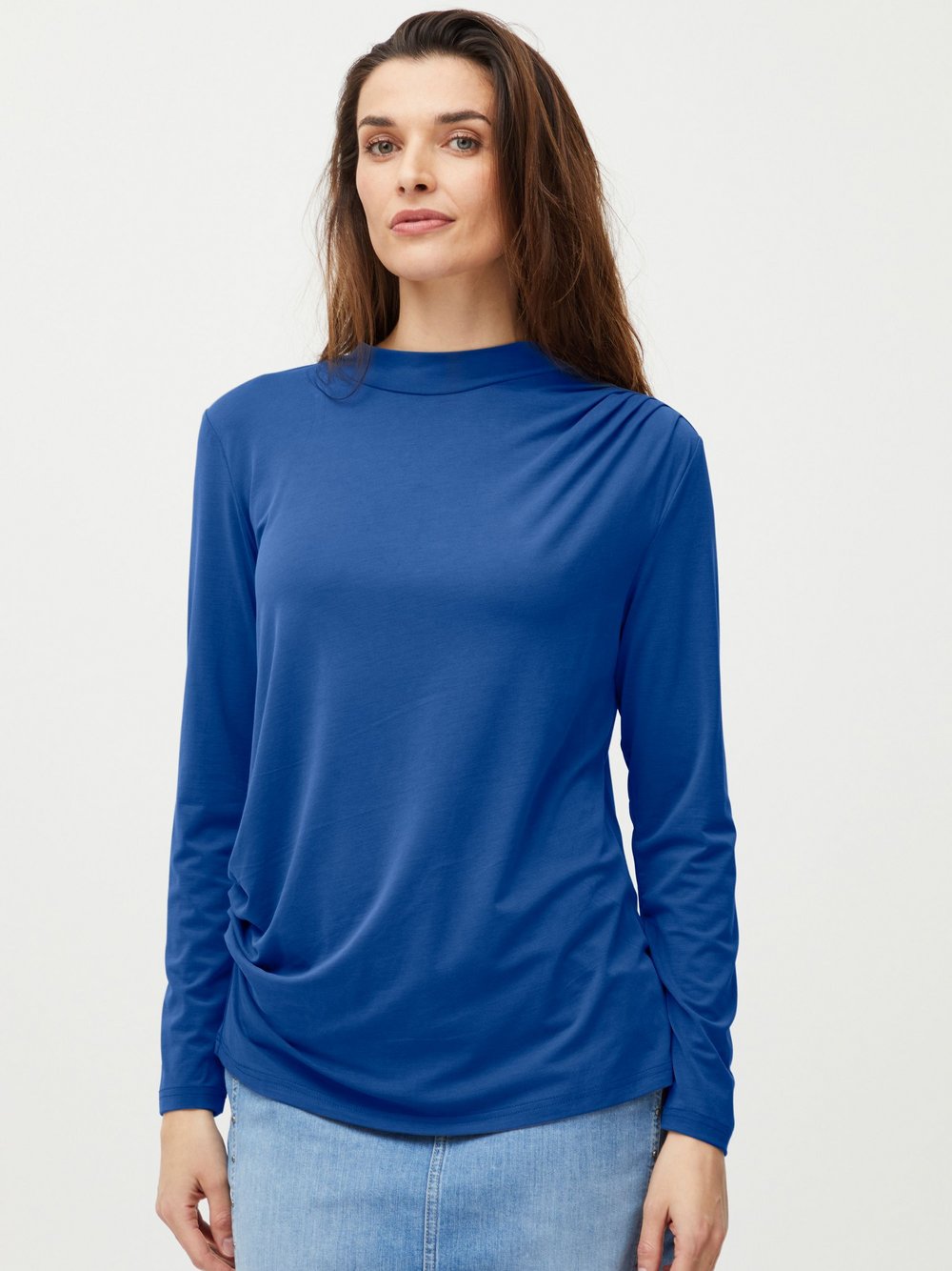 PULZ Jeans Longsleeve Damen blau, L