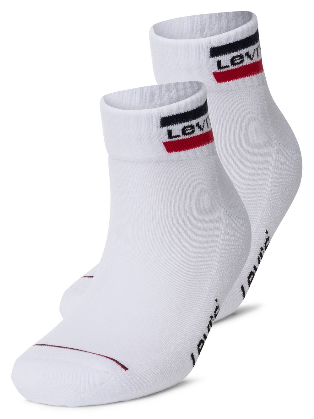 Levi's Socken Damen Baumwolle weiß gemustert, 35-38