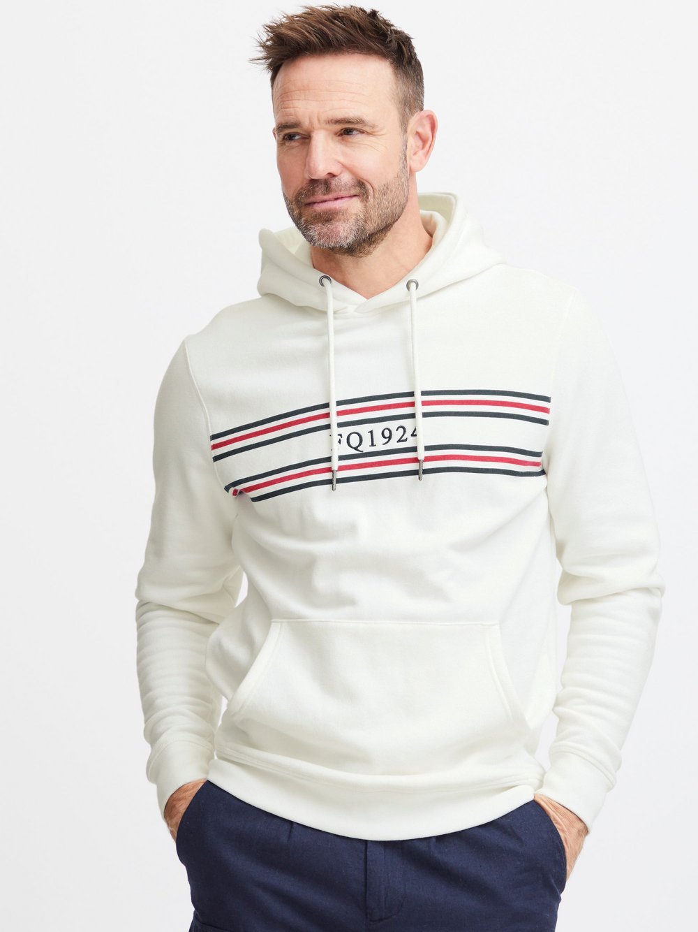 FQ1924 Sweatshirt Herren Viskose weiß, S