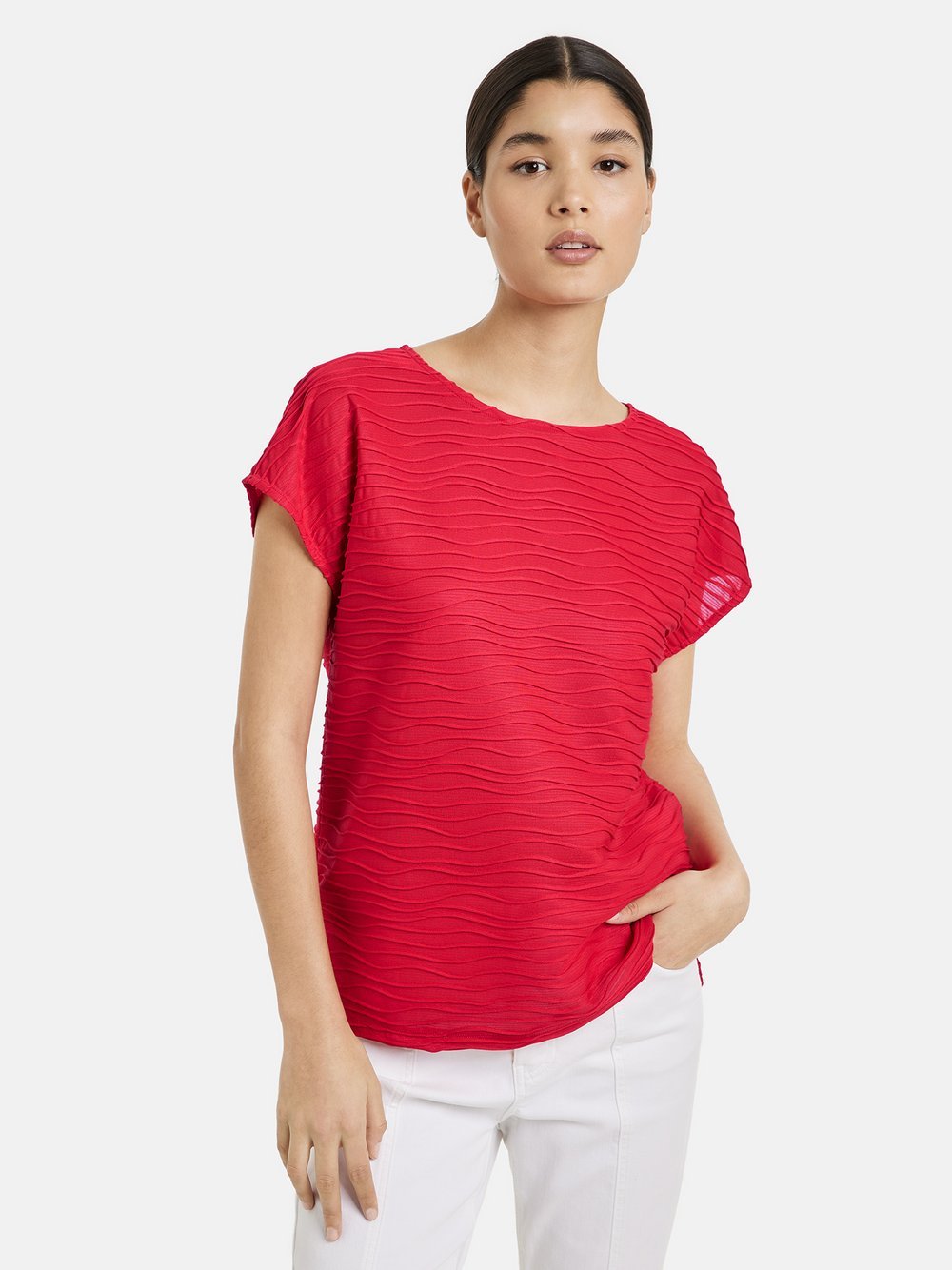 Taifun Kurzarmshirt Damen rot, 36