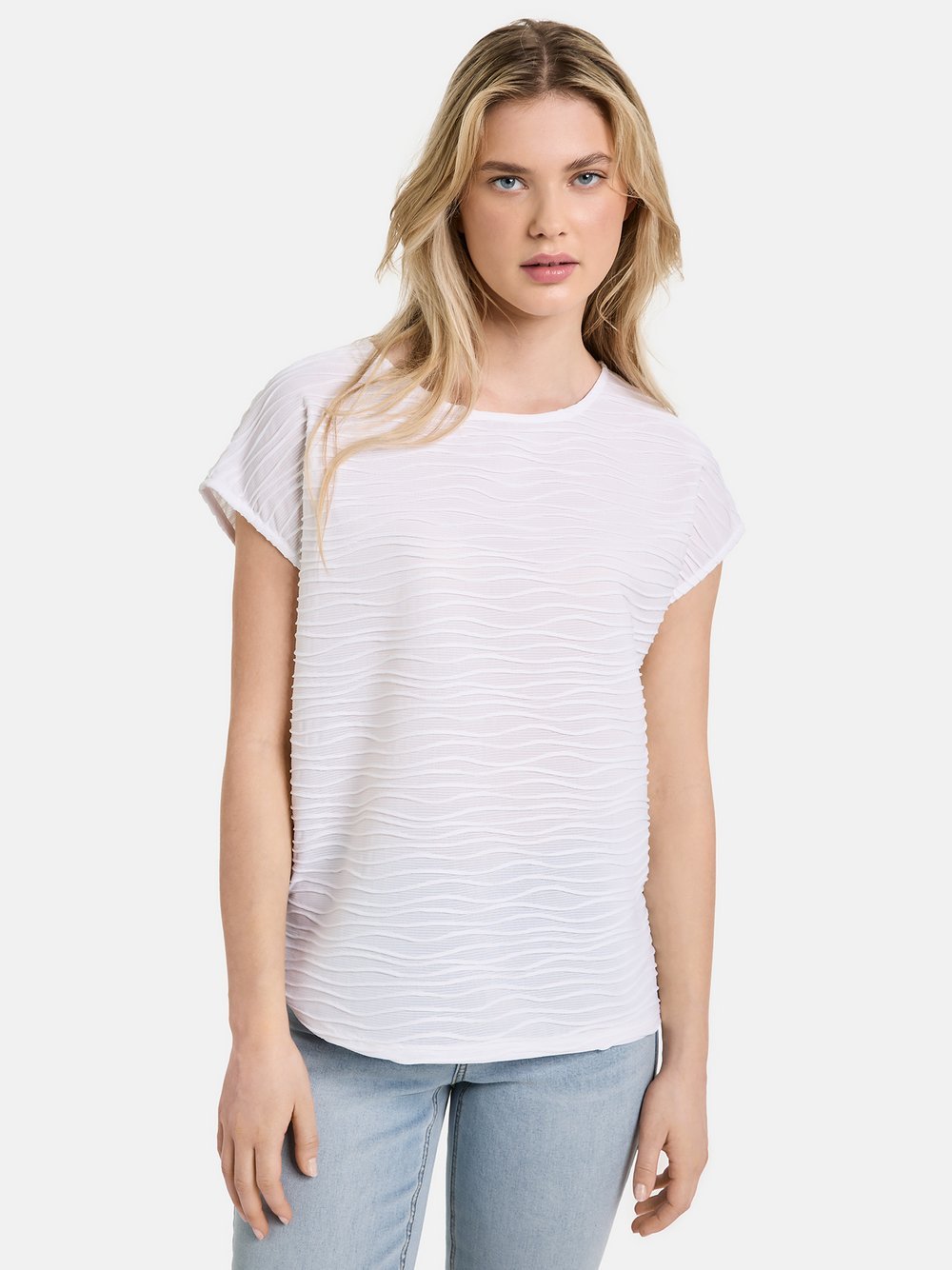 Taifun Kurzarmshirt Damen weiß, 44