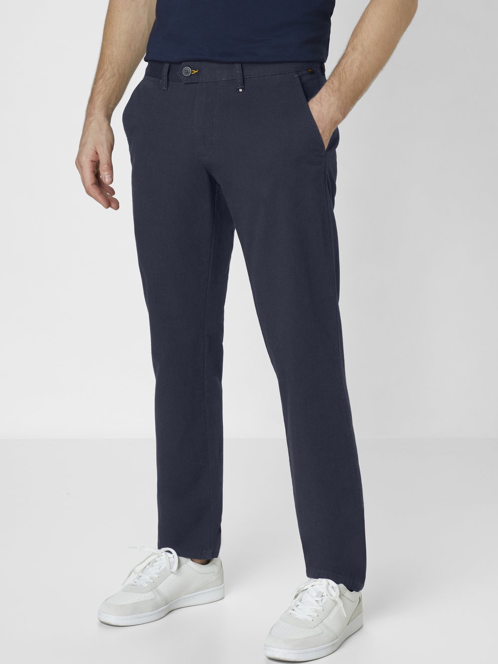 Redpoint Chino Herren Baumwolle blau bedruckt, 40-32