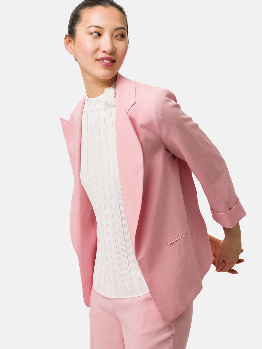 zero Blazer Damen Lyocell rosa, 36