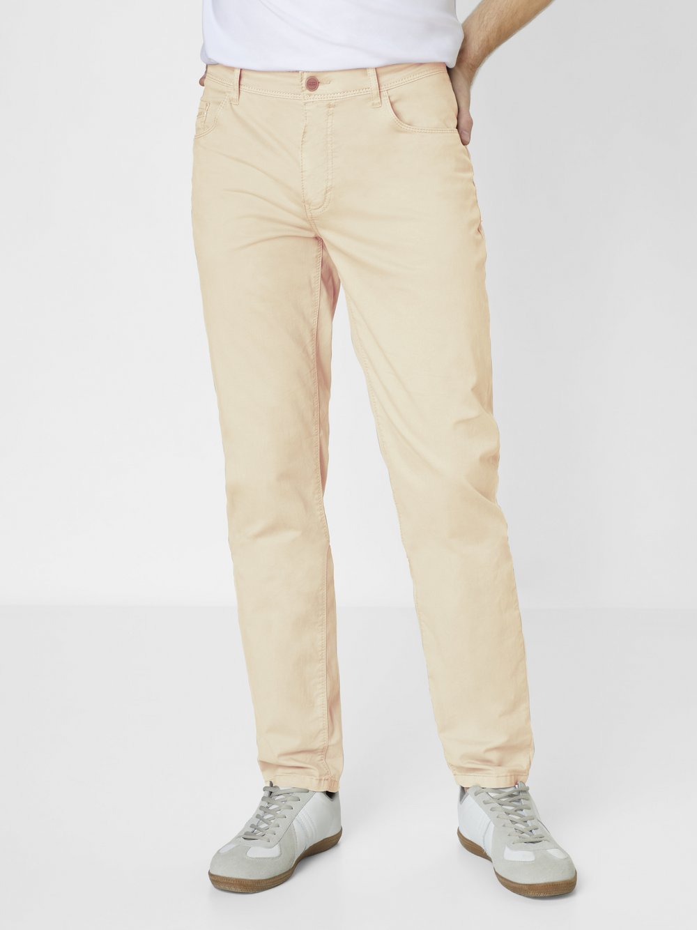 Redpoint 5-Pocket Hose Herren Baumwolle beige, 36-32