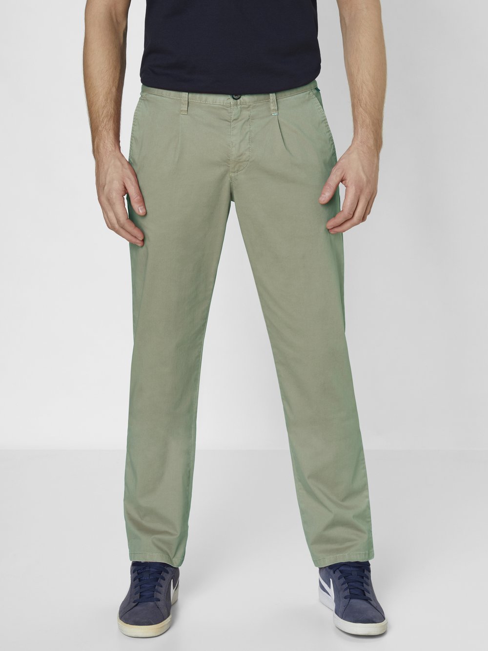 Redpoint Chino Herren Baumwolle grün, 35-30