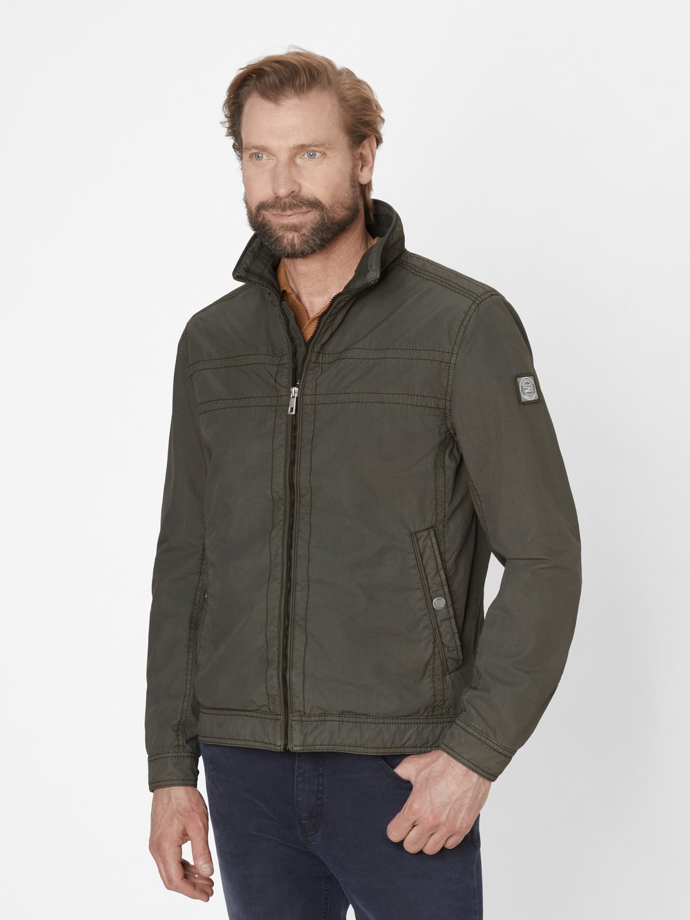 S4 Jackets Blouson Herren Baumwolle grün, 30