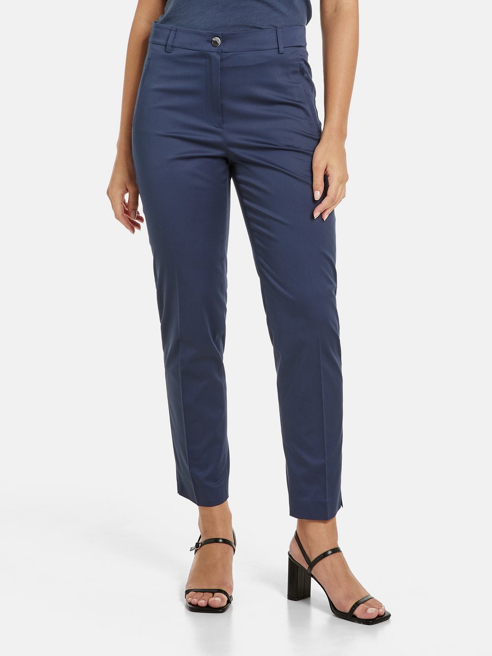 Gerry Weber Chino Damen Baumwolle blau, 36