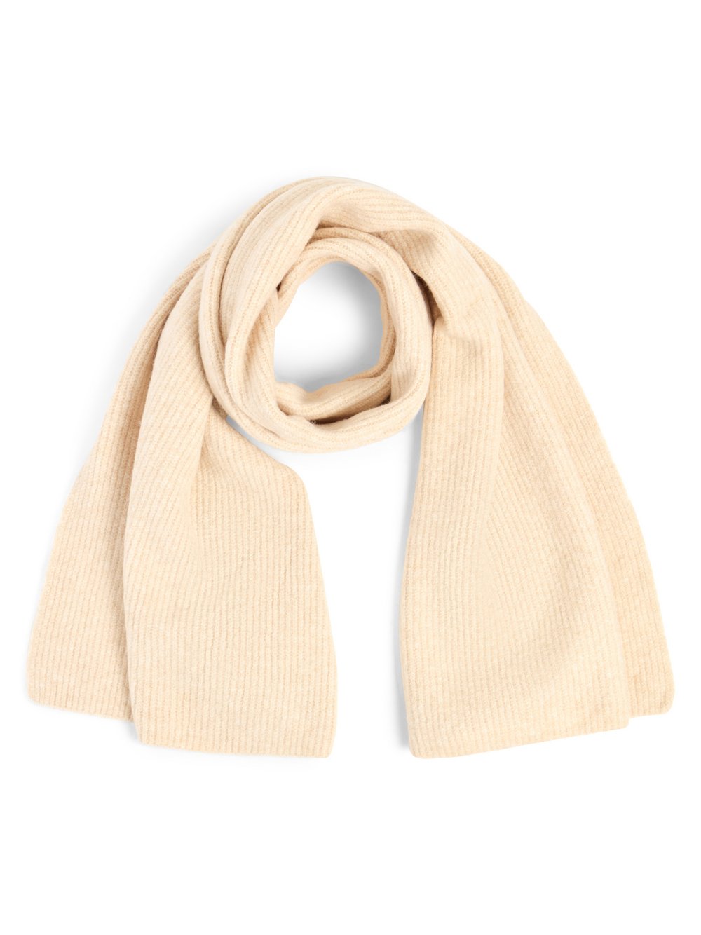 mbyM Strickschal mit Woll-Anteil Damen beige meliert, ONE SIZE
