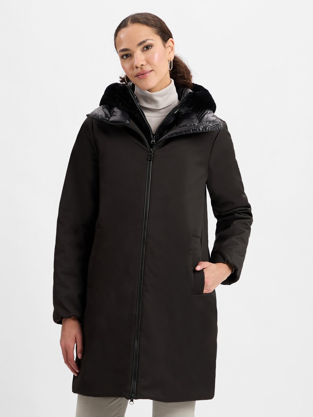 GEOX Wintermantel Damen schwarz, 38