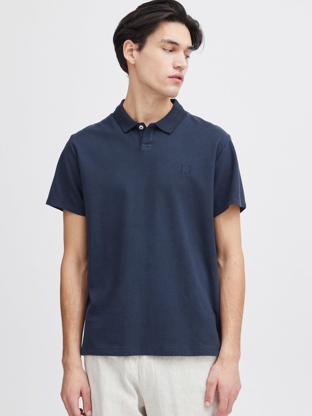 Thumbnail - CASUAL FRIDAY Poloshirt Herren Baumwolle blau, XL