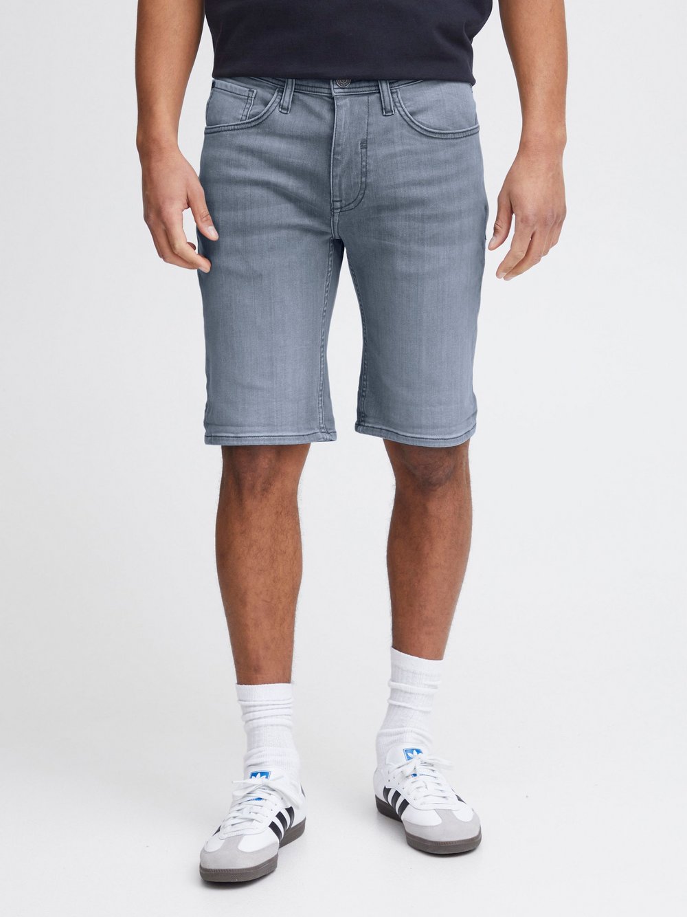 BLEND Shorts Herren Baumwolle grau, XXXL