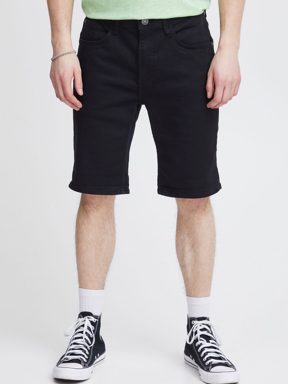 BLEND Shorts Herren Baumwolle schwarz, XXXL