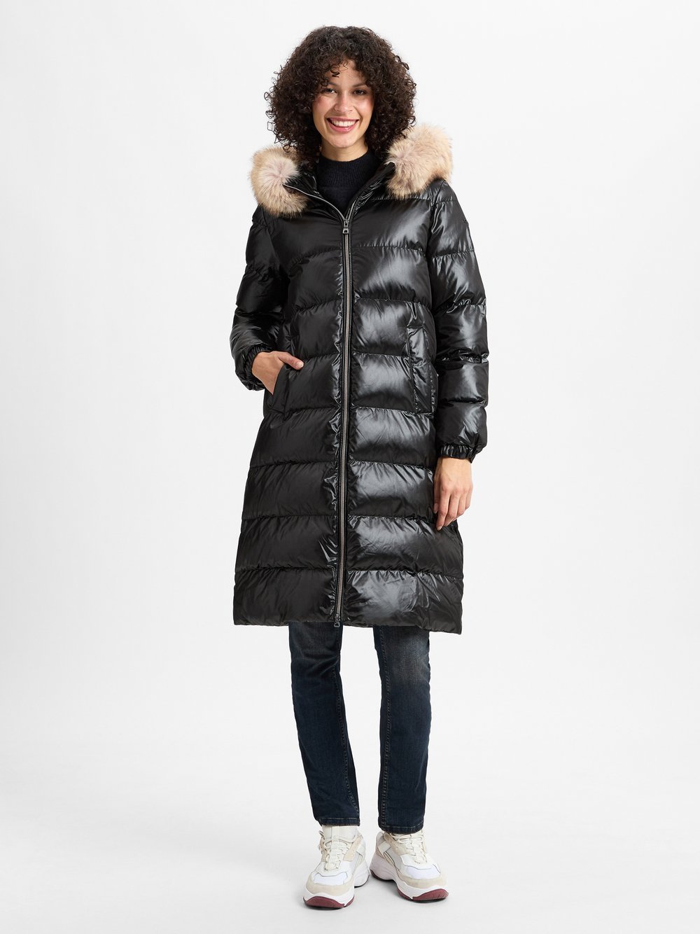 GEOX Steppmantel Damen schwarz, 40