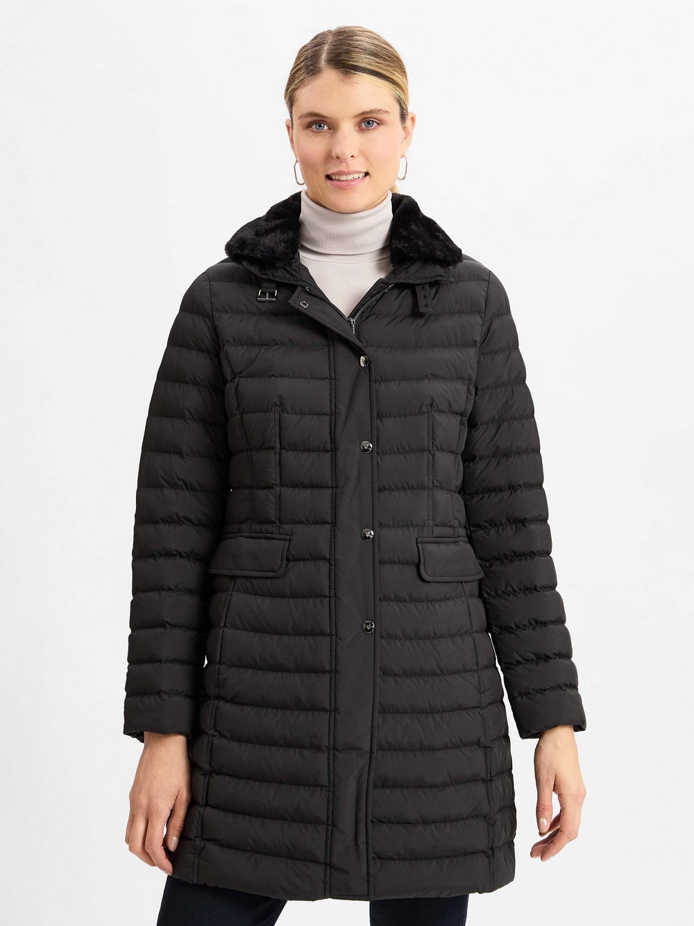 Fuchs Schmitt Steppmantel Damen schwarz, 38