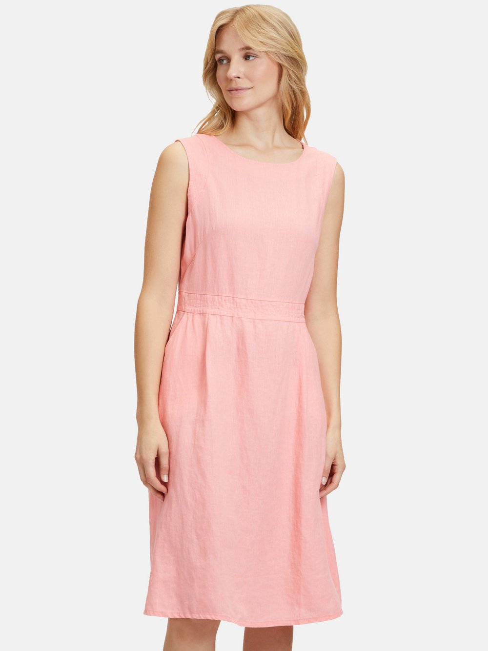 Betty Barclay Sommerkleid Damen Leinen rosa, 38