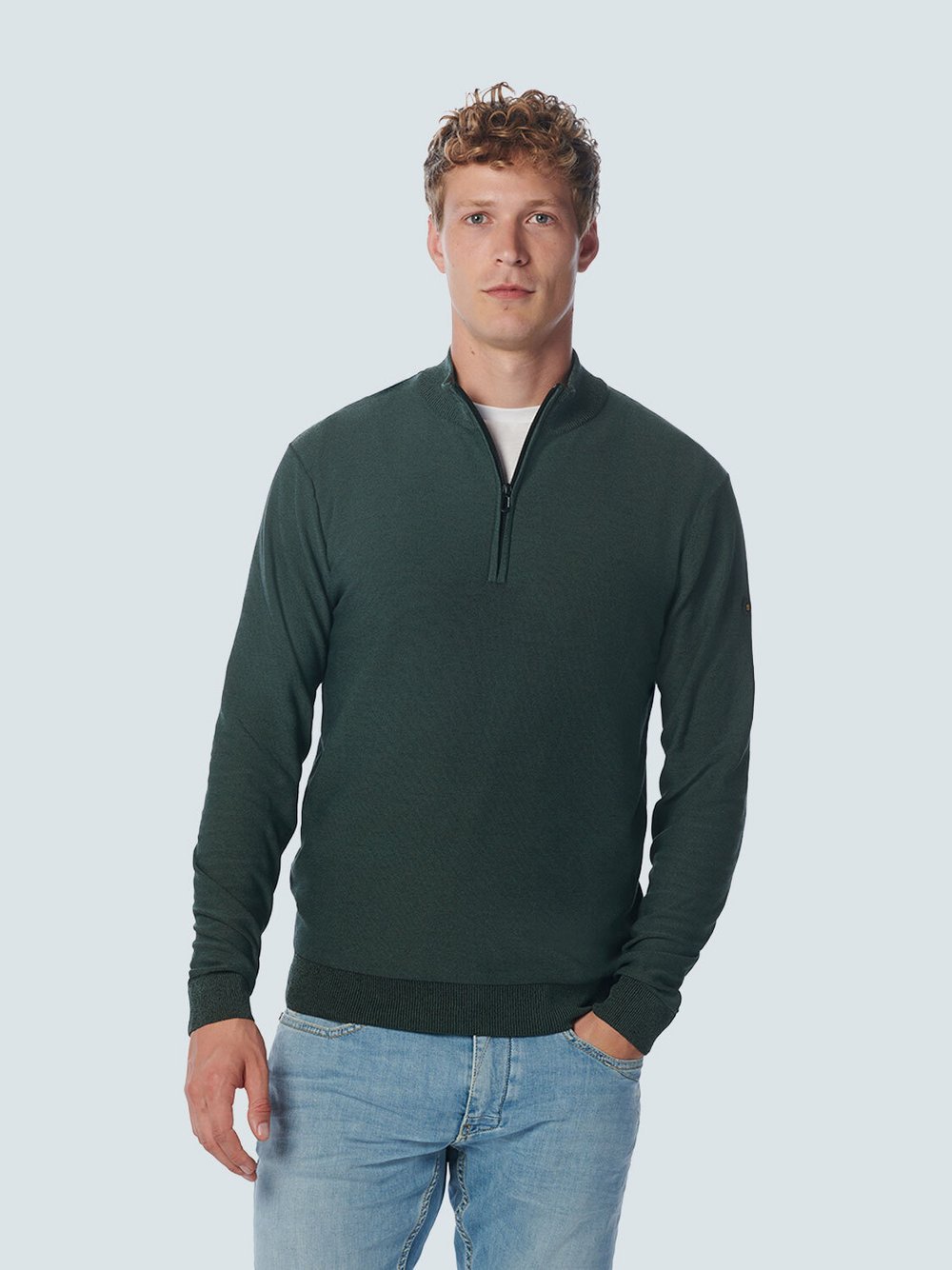 No Excess Pullover Herren Viskose grau, M