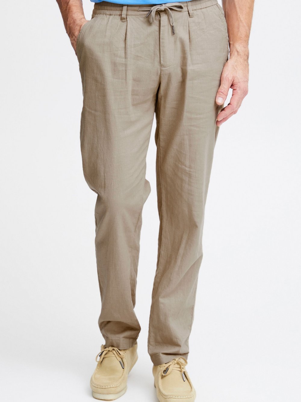 FQ1924 Hose Herren Baumwolle beige, 36-34