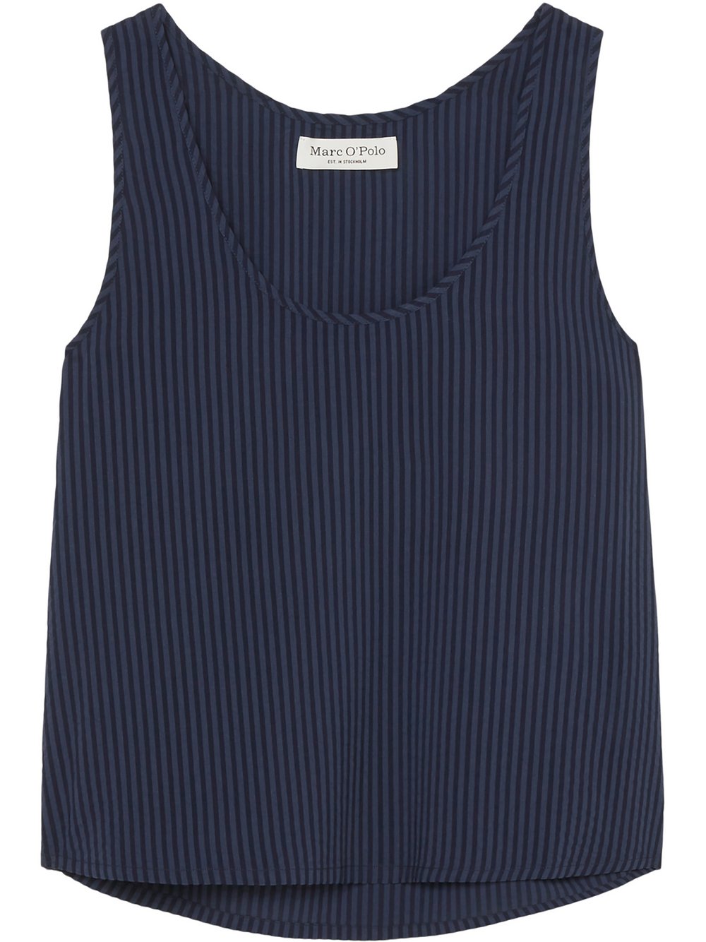 Marc O'Polo Tanktop  Damen Jersey blau, XS