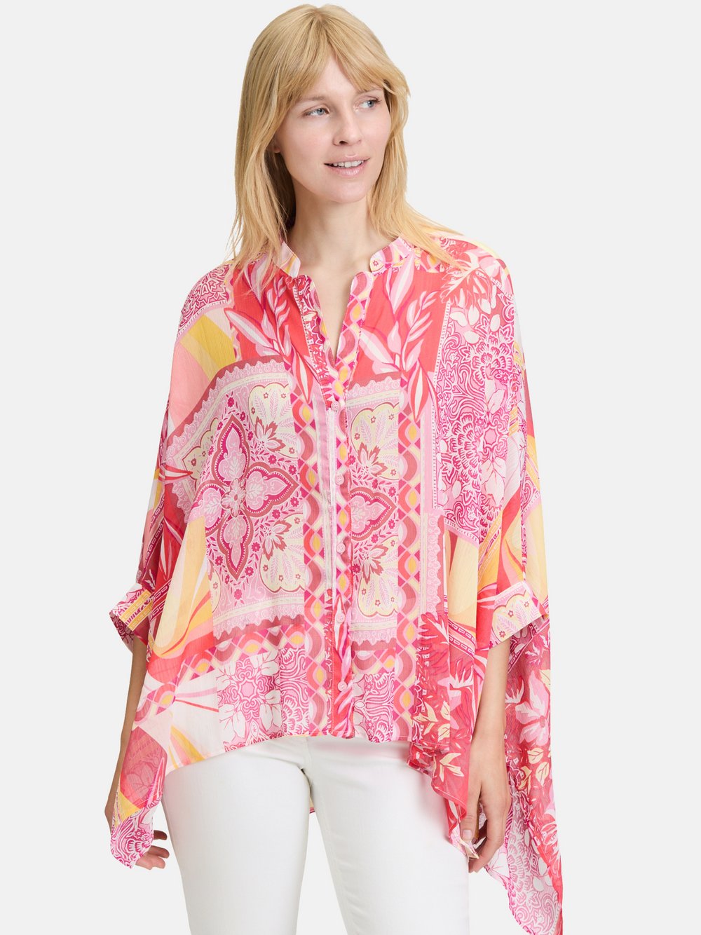 Betty Barclay Tunika-Bluse Damen rosa gemustert, ONE SIZE