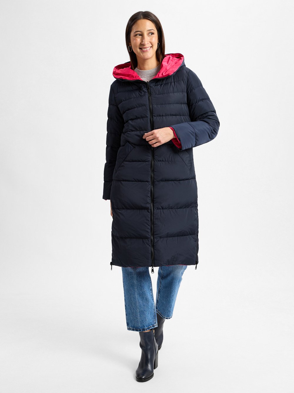 Rino & Pelle Steppmantel Damen blau, 38