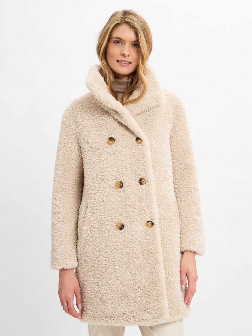 Marie Lund Mantel Damen beige, 38