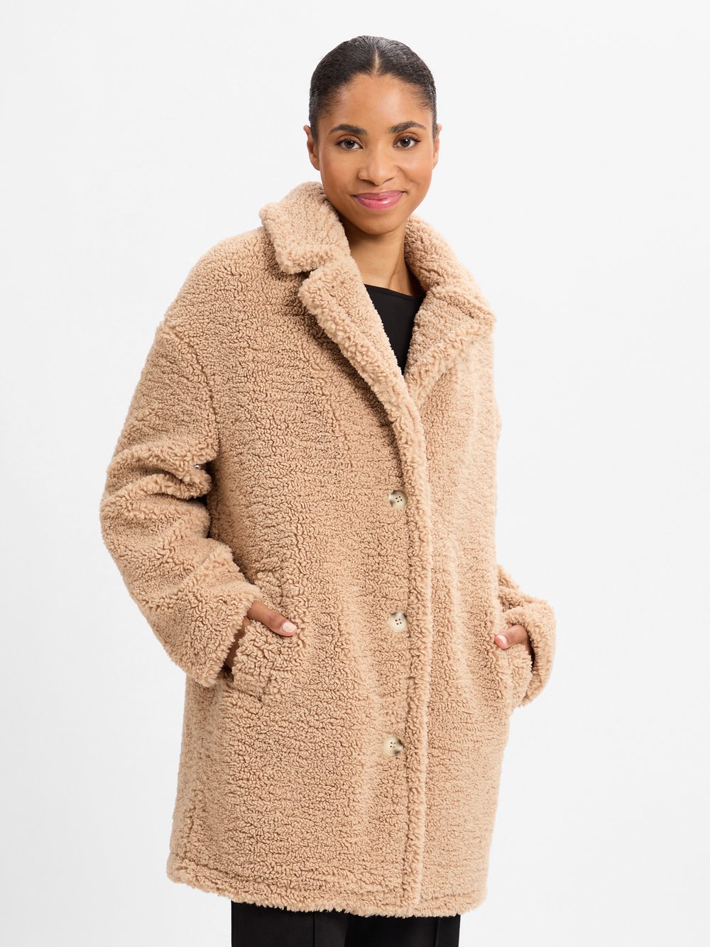 Marie Lund Mantel Damen beige, 40