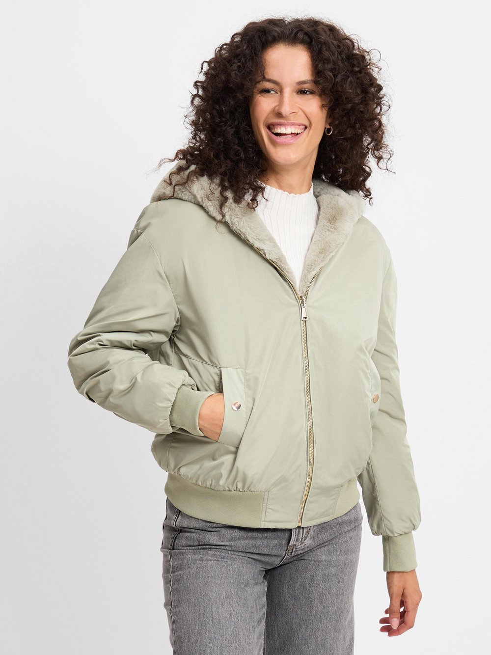 Marie Lund Wendejacke Damen grün, 38