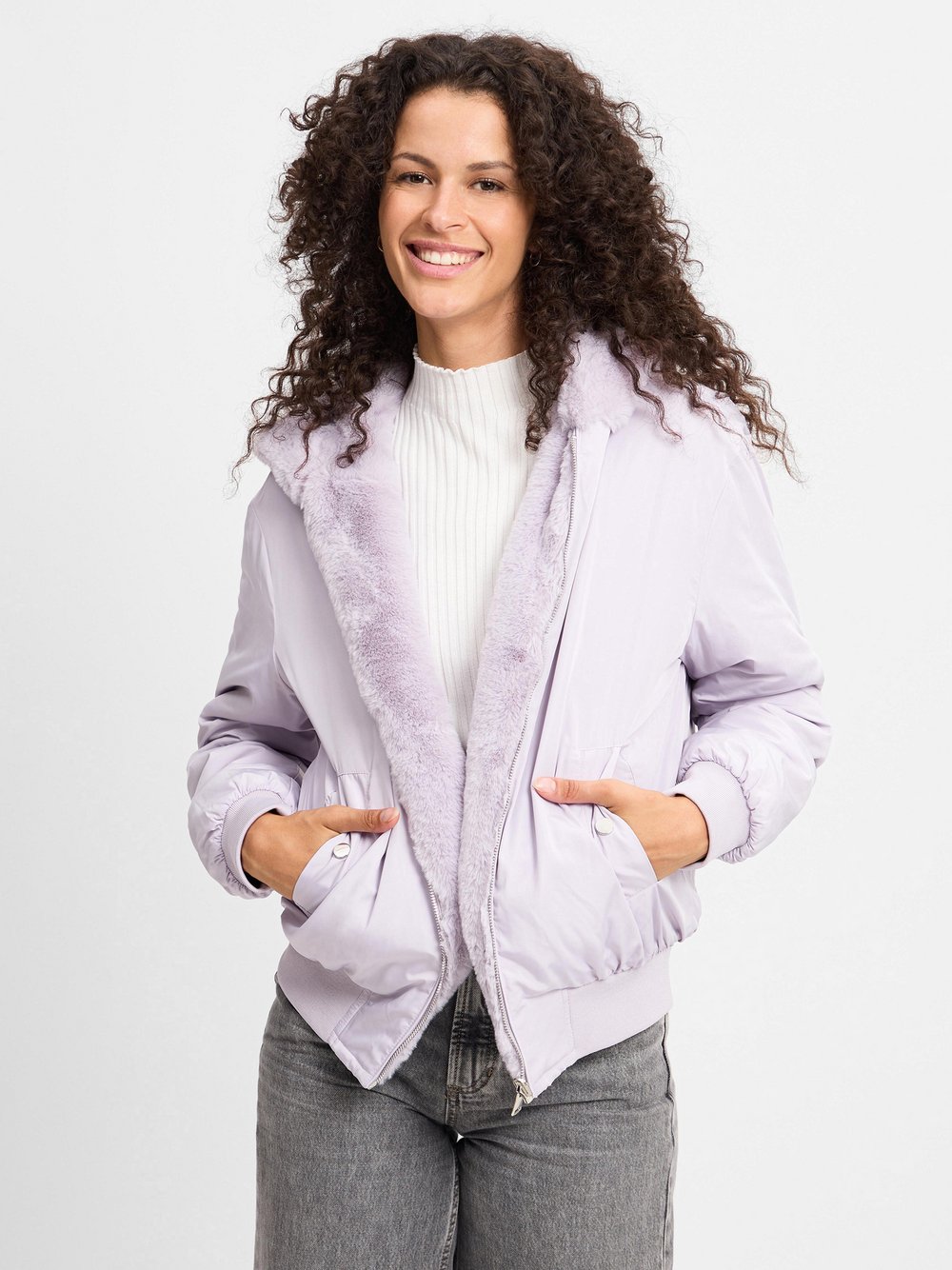 Marie Lund Wendejacke Damen lila, 36