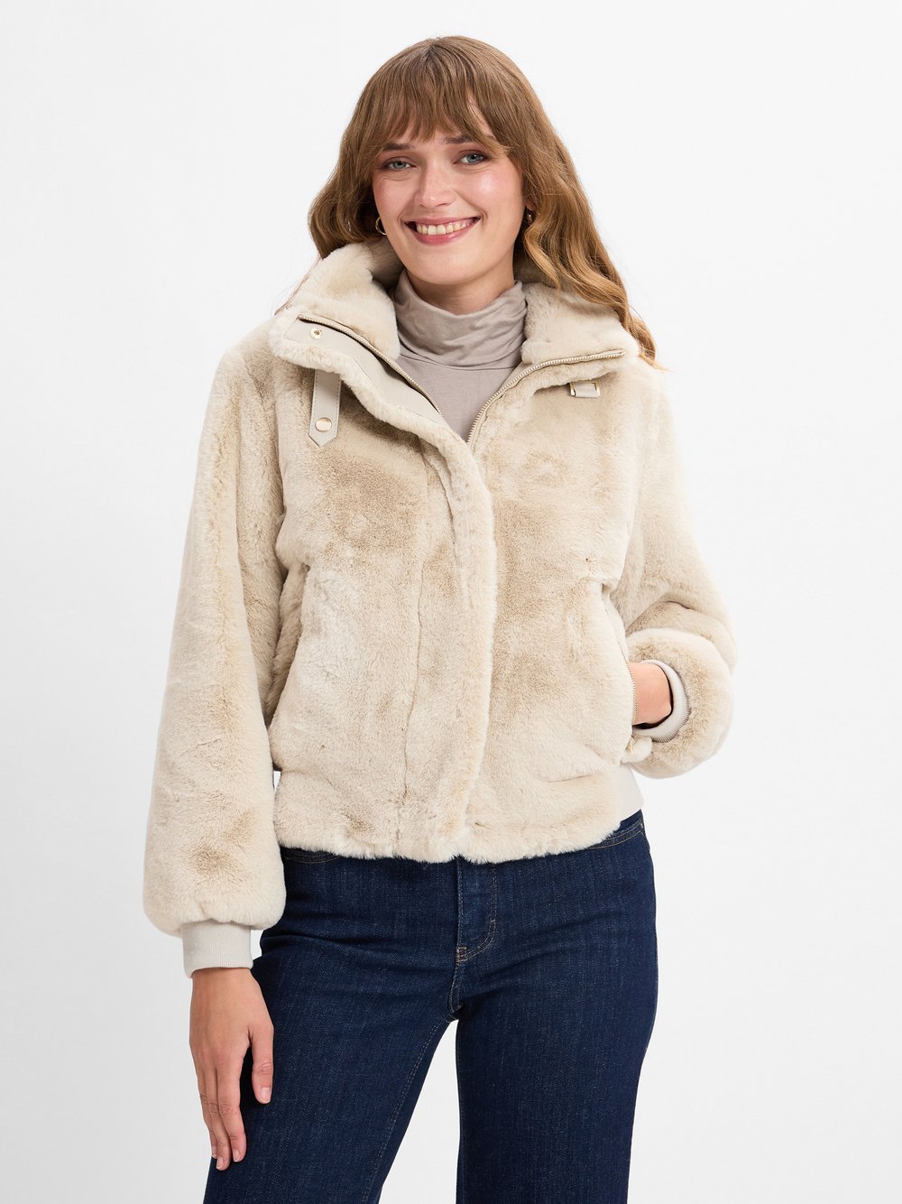 Marie Lund Jacke Damen beige, 42