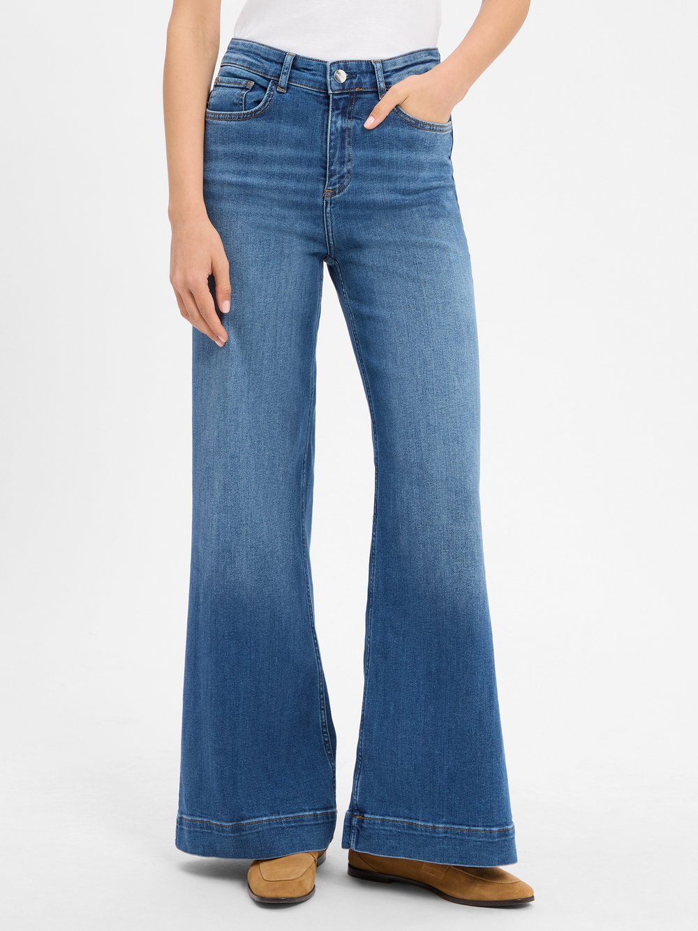 Thumbnail - Rich & Royal Jeans Damen Baumwolle blau, 29-32