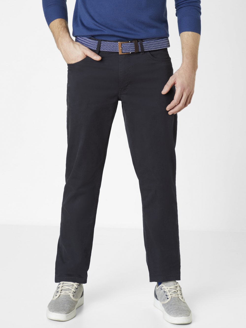 Redpoint 5-Pocket Hose Herren Baumwolle blau, 58-34