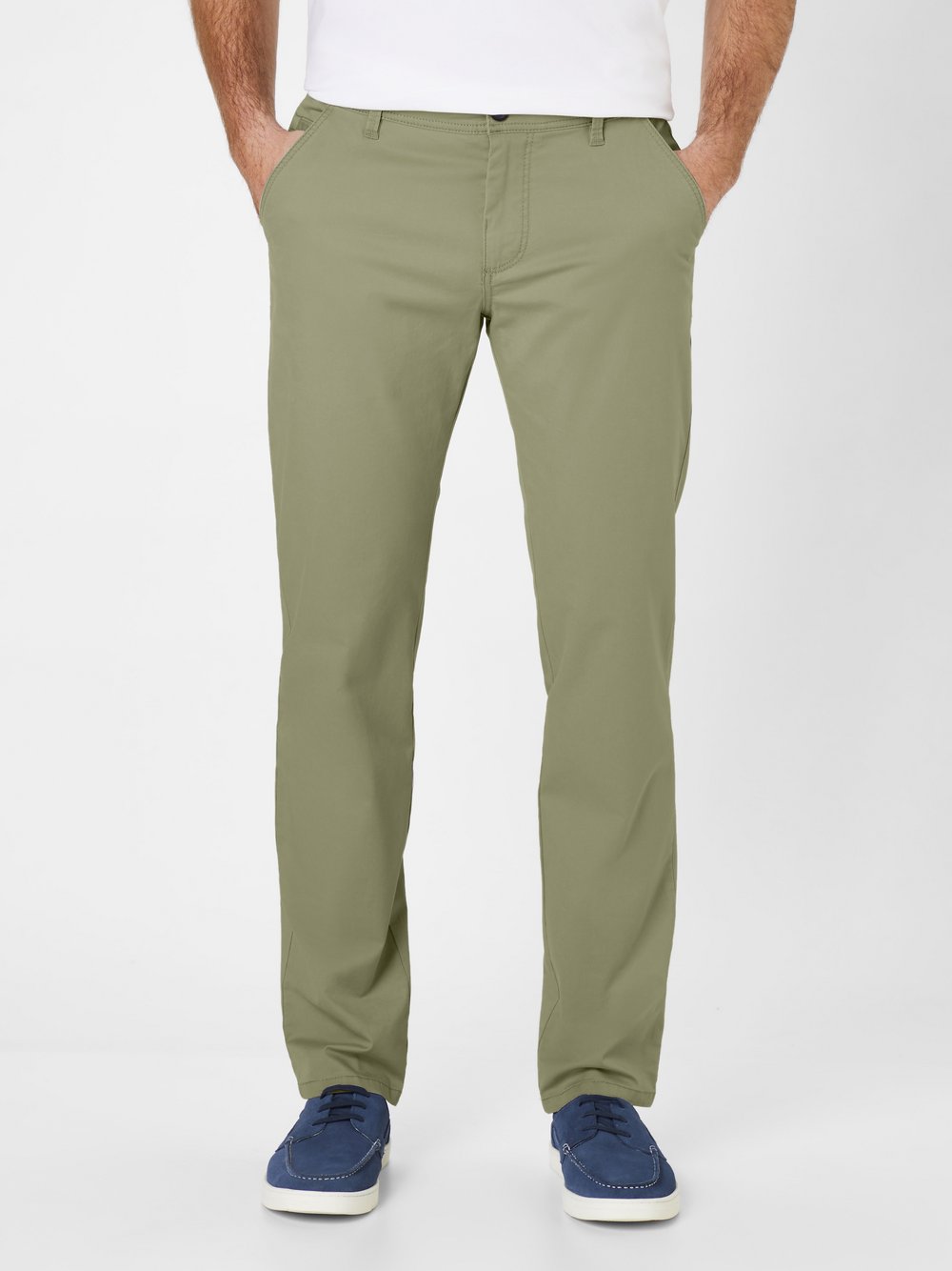 Redpoint Chino Herren Baumwolle grün, 54-32