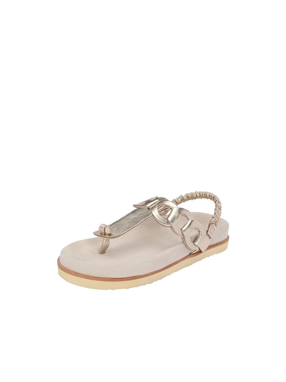 Crickit Sandale Damen Leder gold, 41