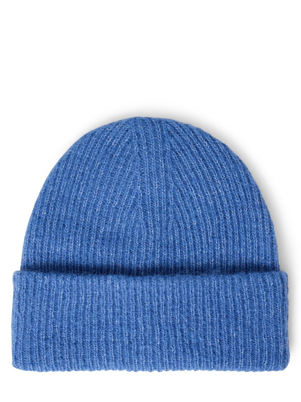 Marie Lund Mütze mit Woll-Anteil Damen blau meliert, ONE SIZE