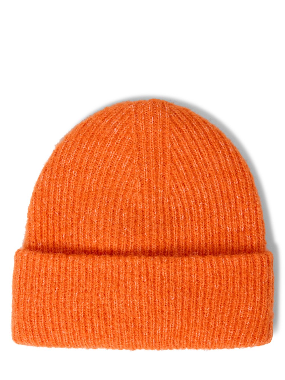 Marie Lund Mütze mit Woll-Anteil Damen orange meliert, ONE SIZE