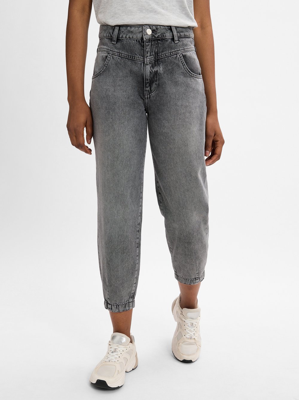 Rich & Royal Jeans Damen Baumwolle grau, 28-32