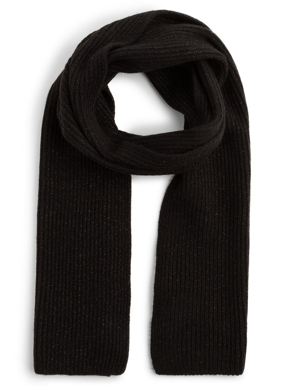 comma casual identity Schal Damen Wolle schwarz, ONE SIZE