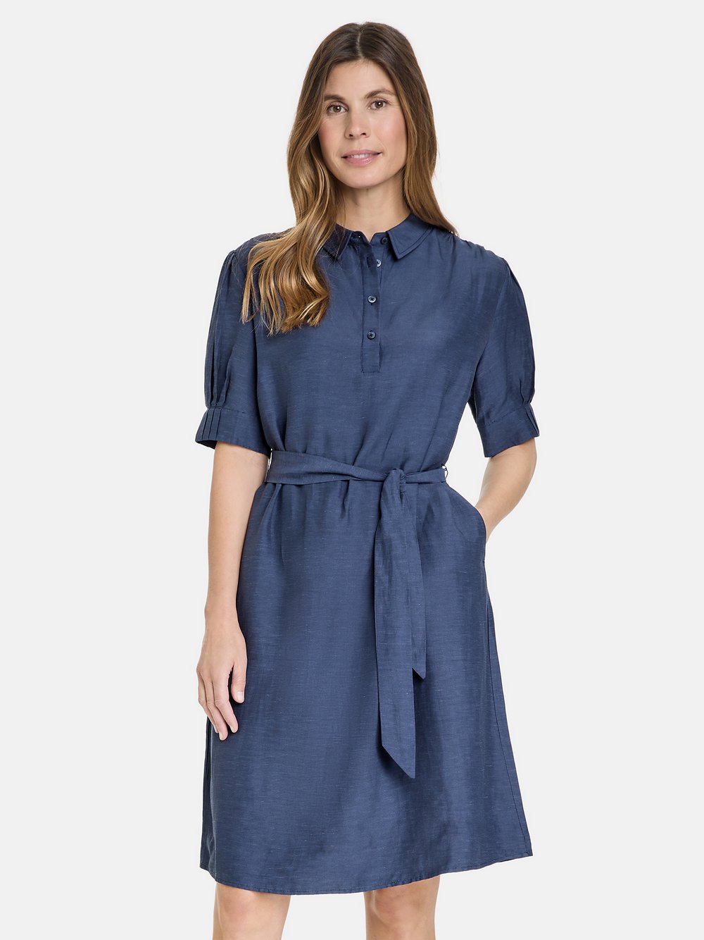 Gerry Weber Blusenkleid Damen Viskose blau, 40