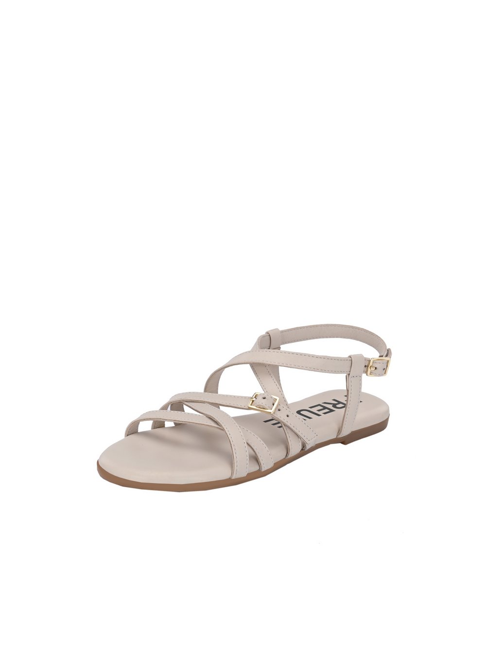 FREUDE Sandale Damen Leder beige, 41