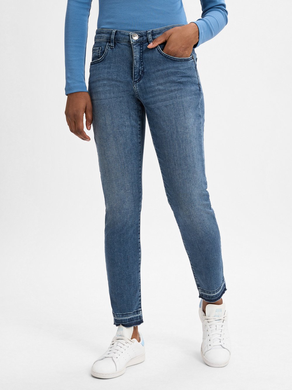 Opus Jeans Damen Baumwolle blau, 44-28