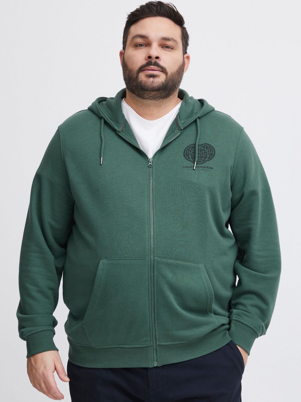 BLEND Sweatshirt Herren grün, 5XL