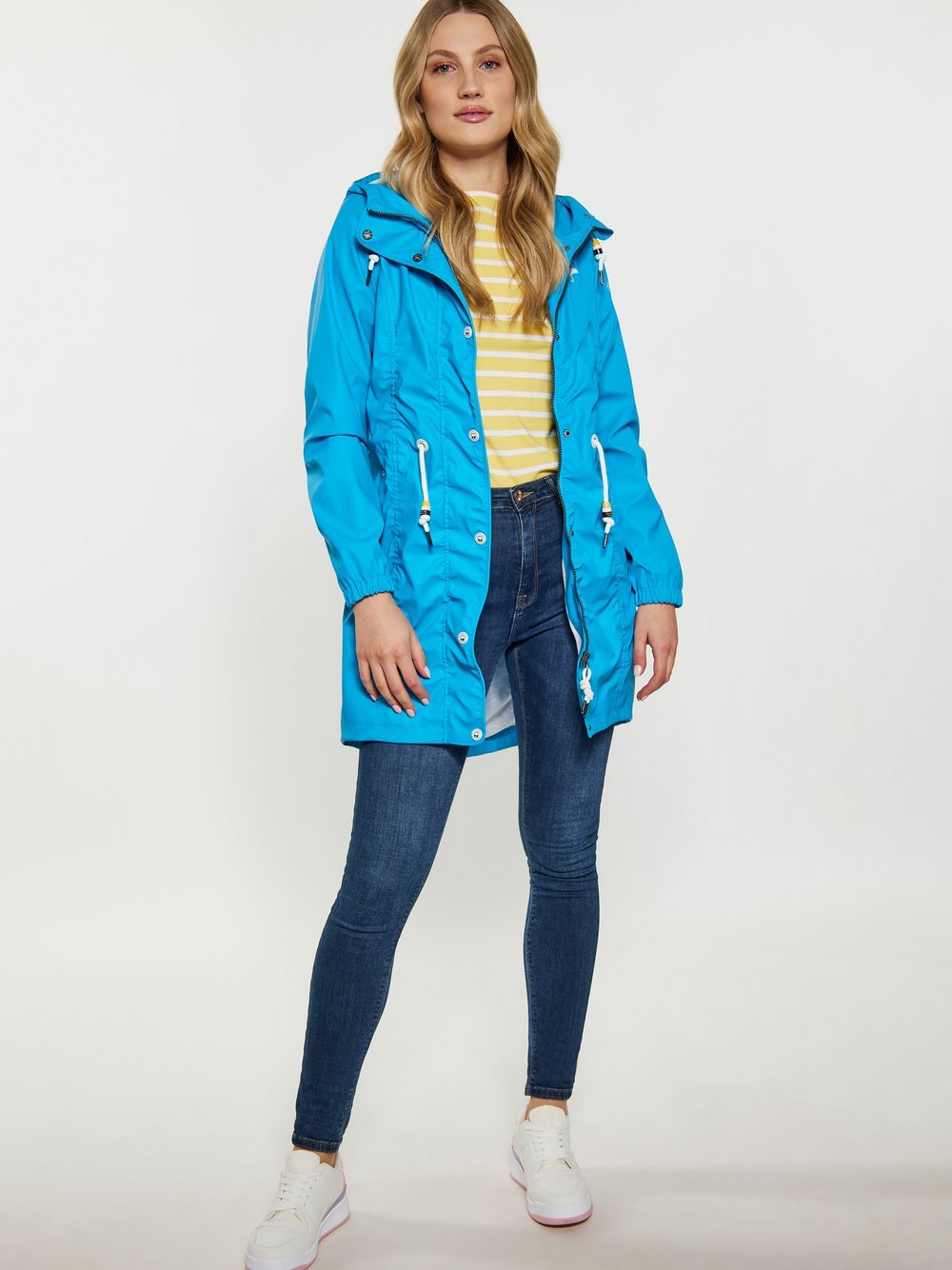 Schmuddelwedda Regenmantel Damen blau, XS